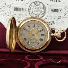 Thumbnail von A. Lange & Söhne 18k altın Prof. Graff Rönesans kasa, kutu ve sertifikayla birlikte 1884, 150g. 54mm. Uzun patentli hassas ayar, kalite 1A