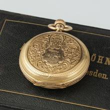 Thumbnail von A. Lange & Söhne 18k altın Prof. Graff Rönesans kasa, kutu ve sertifikayla birlikte 1884, 150g. 54mm. Uzun patentli hassas ayar, kalite 1A