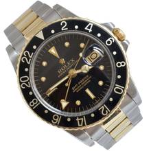 Thumbnail von Rolex GMT-Master 1675 Tiger Eye Nippel schwarzes Zifferblatt 1977 TOP Zustand