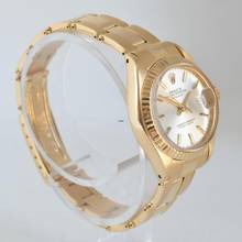 Thumbnail von Rolex Lady-Datejust 6917 Bayanlar 26MM güneş ışığı gümüş kadran sarı altın 18KT