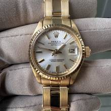 Thumbnail von Rolex Lady-Datejust 6917 Bayanlar 26MM güneş ışığı gümüş kadran sarı altın 18KT