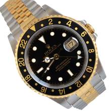 Thumbnail von Rolex GMT-Master II 16713 schwarzes Luminova-Zifferblatt TOP Zustand