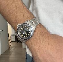 Thumbnail von Rolex Submariner (Ohne Datum) 5512 Serif 4 Linien Zifferblatt Komplettset aus den 1970er Jahren