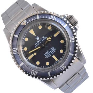  Rolex Submariner (No Date) 5512 Serif 4 Lines dial Full Set 1970's 