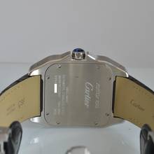 Thumbnail von Cartier Santos 100 XL W20073X8 Silberes Zifferblatt Komplettset Wie NEU 2014