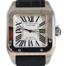Thumbnail von Cartier Santos 100 XL W20073X8 Silberes Zifferblatt Komplettset Wie NEU 2014
