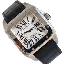 Thumbnail von Cartier Santos 100 XL W20073X8 Silberes Zifferblatt Komplettset Wie NEU 2014