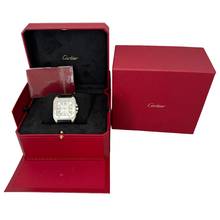 Thumbnail von Cartier Santos 100 XL W20073X8 Silberes Zifferblatt Komplettset Wie NEU 2014