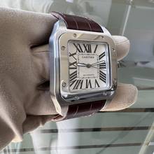 Thumbnail von Cartier Santos 100 XL W20073X8 Silberes Zifferblatt Komplettset Wie NEU 2015
