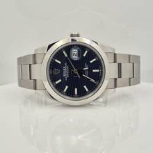 Thumbnail von Rolex Datejust 41 41mm Motiv Blaues Zifferblatt Automatik Vollständig