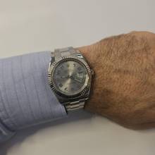 Thumbnail von Rolex Datejust II 41mm Weißgold & Stahl Silber & Lila Automatik Vollständig
