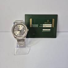 Thumbnail von Rolex Datejust II 41mm Weißgold & Stahl Silber & Lila Automatik Vollständig