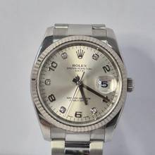 Thumbnail von Rolex Oyster Perpetual Date Weißgold & Stahl & Diamanten 34mm Automatik Komplett