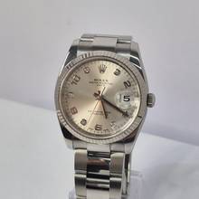 Thumbnail von Rolex Oyster Perpetual Date Weißgold & Stahl & Diamanten 34mm Automatik Komplett