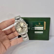 Thumbnail von Rolex Oyster Perpetual Date Weißgold & Stahl & Diamanten 34mm Automatik Komplett