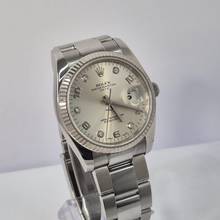 Thumbnail von Rolex Oyster Perpetual Date Weißgold & Stahl & Diamanten 34mm Automatik Komplett