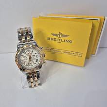 Thumbnail von Breitling Chronomat Evolution Ouro Rosé & Aço White Dial 44mm Automático Completo