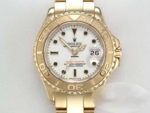 Thumbnail von Rolex Yacht-Master 29mm Sarı Altın 750 Otomatik 18kt Sarı Altın Kadın Oyster kayış Kronometre Beyaz Gösterge