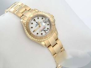 Thumbnail von Rolex Yacht-Master 29mm Sarı Altın 750 Otomatik 18kt Sarı Altın Kadın Oyster kayış Kronometre Beyaz Gösterge