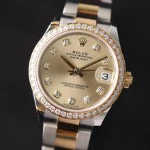 Thumbnail von Rolex Datejust 31 Gold/Stahl Diamanten Champagner Zifferblatt