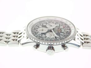Thumbnail von Breitling Navitimer Cosmonaute Stahl mit Stahlband Tresoruhr im Full Set LC 100 deutsche Auslieferung wie Ladenneu volles Band