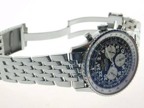 Thumbnail von Breitling Navitimer Cosmonaute Stahl mit Stahlband Tresoruhr im Full Set LC 100 deutsche Auslieferung wie Ladenneu volles Band