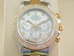 Thumbnail von Rolex Daytona Stahl Gold 16523 Rolex Garantie bis 2028 im Top Zustand Brillant Lünette und Zifferblatt Rolex Revision