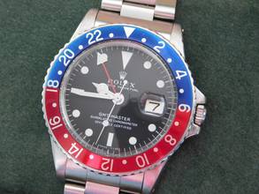 Thumbnail von Rolex GMT-Master 1675 Pepsi 1971 Rarität Tritium Cal 1570 Long E Dial Sehr guter Zustand