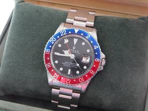 Thumbnail von Rolex GMT-Master 1675 Pepsi 1971 Rarität Tritium Cal 1570 Long E Dial Sehr guter Zustand