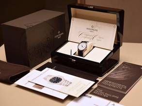 Thumbnail von Patek Philippe Calatrava Weißgold 38mm Wie neu Komplettset