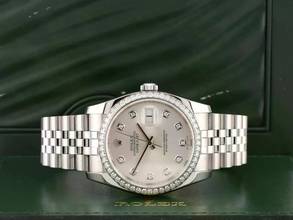 Thumbnail von Rolex Datejust 36mm Ref. 116244 Original Diamond Dial/bezel Like New