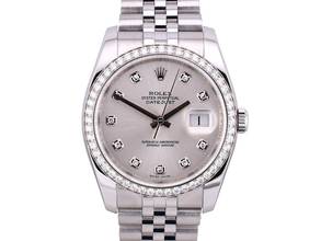 Thumbnail von Rolex Datejust 36 36mm Ref. 116244 Original Diamant-Zifferblatt/-Lünette wie neu