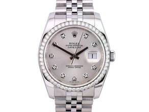 Thumbnail von Rolex Datejust 36mm Ref. 116244 Original Diamond Dial/bezel Like New