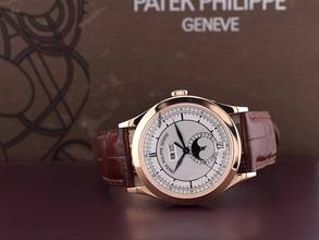 Thumbnail von Patek Philippe Jahreskalender Complicazioni 5396r-001 Jahreskalender Roségold Wie neu 2008 - Komplettset