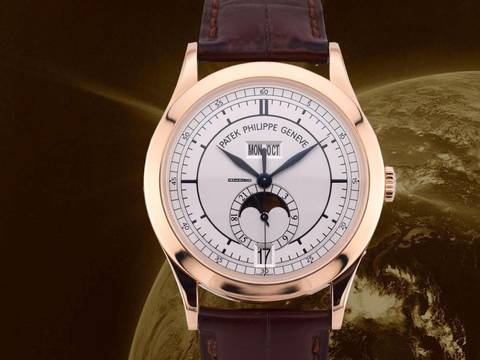 Patek Philippe Annual Calendar Complicazioni 5396r-001 Annual Calendar Rose Gold Like New 2008 - Full Set