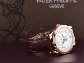 Thumbnail von Patek Philippe Jahreskalender Complicazioni 5396r-001 Jahreskalender Roségold Wie neu 2008 - Komplettset