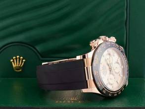 Thumbnail von Rolex Daytona Cosmograph Daytona 116515ln New 2023 Sundust Baguette - Rose Gold Oysterflex