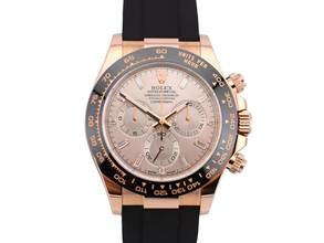 Thumbnail von Rolex Daytona Cosmograph Daytona 116515ln New 2023 Sundust Baguette - Rose Gold Oysterflex