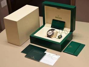 Thumbnail von Rolex Daytona Cosmograph Daytona 116515ln New 2023 Sundust Baguette - Rose Gold Oysterflex