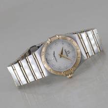 Thumbnail von Omega Constellation Bayanlar Bayan Çelik/18k Sarı Altın MOP Saat Kadranı Elmas Ø 25 mm Quartz
