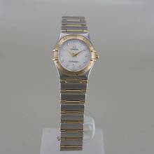Thumbnail von Omega Constellation Bayanlar Bayan Çelik/18k Sarı Altın MOP Saat Kadranı Elmas Ø 25 mm Quartz