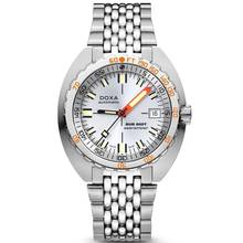 Thumbnail von Doxa Sub 300 T Searambler paslanmaz çelik 42,5 44,5 mm ZB gümüş Helium Valfi paslanmaz çelik kayış yeni