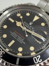 Thumbnail von Rolex Submariner Date Selten 1680 MK1 Long F Red Submariner Date Rot Sub MK1 Komplettset & Zubehör ca. 1969/70