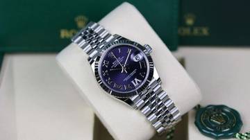 Thumbnail von Rolex Datejust 31 Aubergine Violett IV Jubilee 278274 - Neu - Komplettset 2026