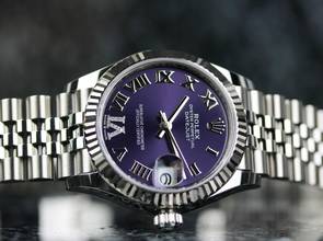 Thumbnail von Rolex Datejust 31 Aubergine Violett IV Jubilee 278274 - Neu - Komplettset 2026