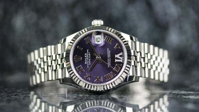 Rolex Datejust 31 Aubergine Violet IV Jubilee 278274 - New - Fullset 2026