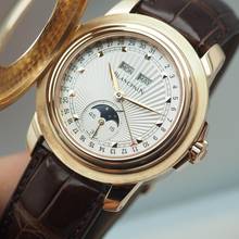 Thumbnail von Blancpain Half Hunter Triple Date Moonphase Roségold 18k/750 B+P+neu Service