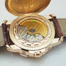Thumbnail von Blancpain Half Hunter Triple Date Moonphase Roségold 18k/750 B+P+neu Service