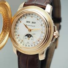 Thumbnail von Blancpain Half Hunter Triple Date Moonphase Roségold 18k/750 B+P+neu Service