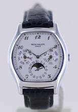 Thumbnail von Patek Philippe Perpetual Calendar Grande Complication Perpetual Calendar Platin silber Zifferblatt Luxusuhr selten